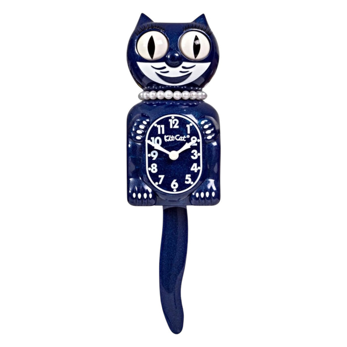 Kit-Cat Klock Limited Edition Galaxy Blue with Pearl Necklace & Eyelashes