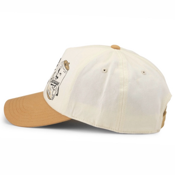 Garage Beer SnapBack Cap in Gold