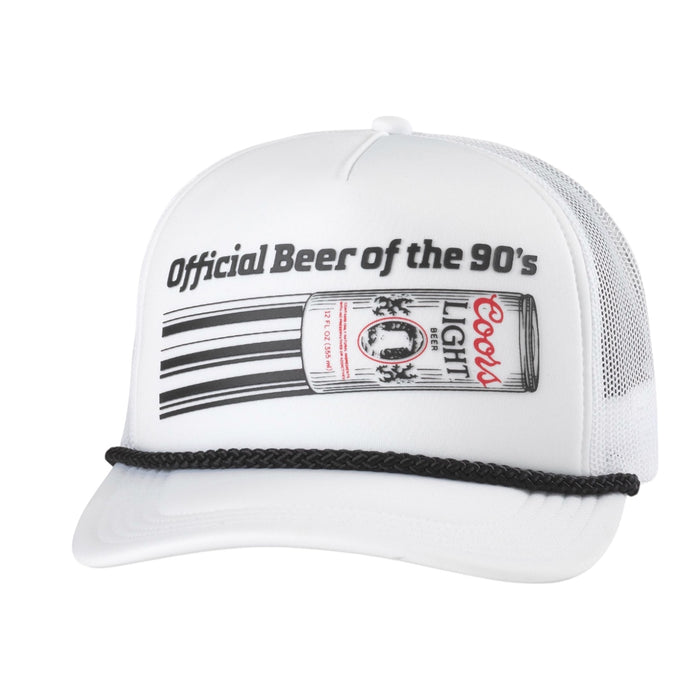 Official Beer of the 90s Coors Light Foamy SnapBack Cap