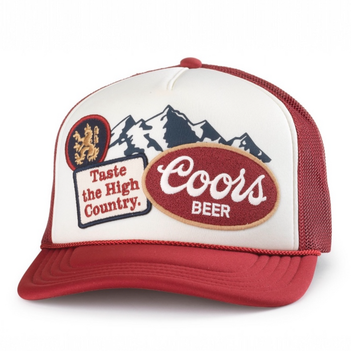 Coors Patch Red Foamy SnapBack Cap