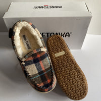 Tempe Brown Autumn Plaid Minnetonka Moccasin