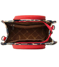 Wrangler Cow Print Concealed Carry Tote/Crossbody -Red