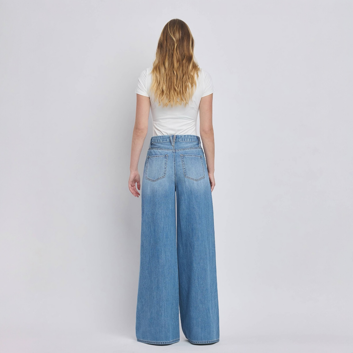 Kudos Olivia Super High Rise Wide Leg Jeans