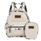 Wrangler Cow Print Trimmed Mini Backpack With Coin Pouch