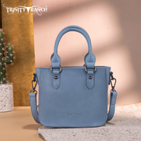 Trinity Ranch Floral Tooled Collection Mini Tote/Crossbody