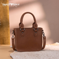Trinity Ranch Floral Tooled Collection Mini Tote/Crossbody