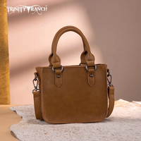 Trinity Ranch Floral Tooled Collection Mini Tote/Crossbody
