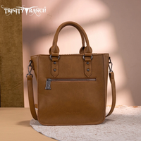 Trinity Ranch Floral Tooled Collection Tote/Crossbody