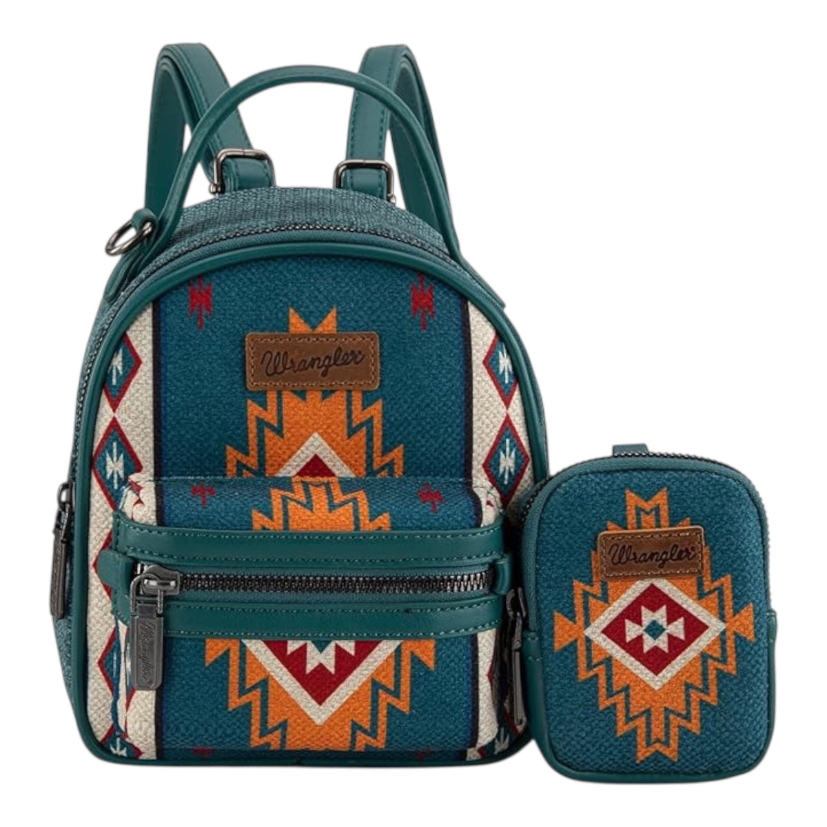 Wrangler Ladies Southwestern Knitted With Coin Pouch Mini Backpack