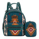 Wrangler Ladies Southwestern Knitted With Coin Pouch Mini Backpack
