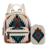 Wrangler Ladies Southwestern Knitted With Coin Pouch Mini Backpack