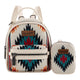Wrangler Ladies Southwestern Knitted With Coin Pouch Mini Backpack