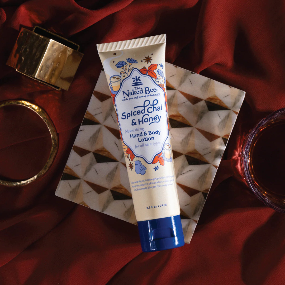 The Naked Bee 2.5 oz. Spiced Chai & Honey Hand & Body Lotion