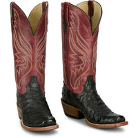 Tony Lama Zaire Black Full Quill Ostrich 13”