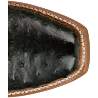 Tony Lama Zaire Black Full Quill Ostrich 13”