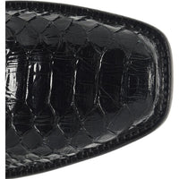 Tony Lama Alezae Black Python 17” Boot