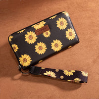 Wrangler Sunflower Print Wristlet