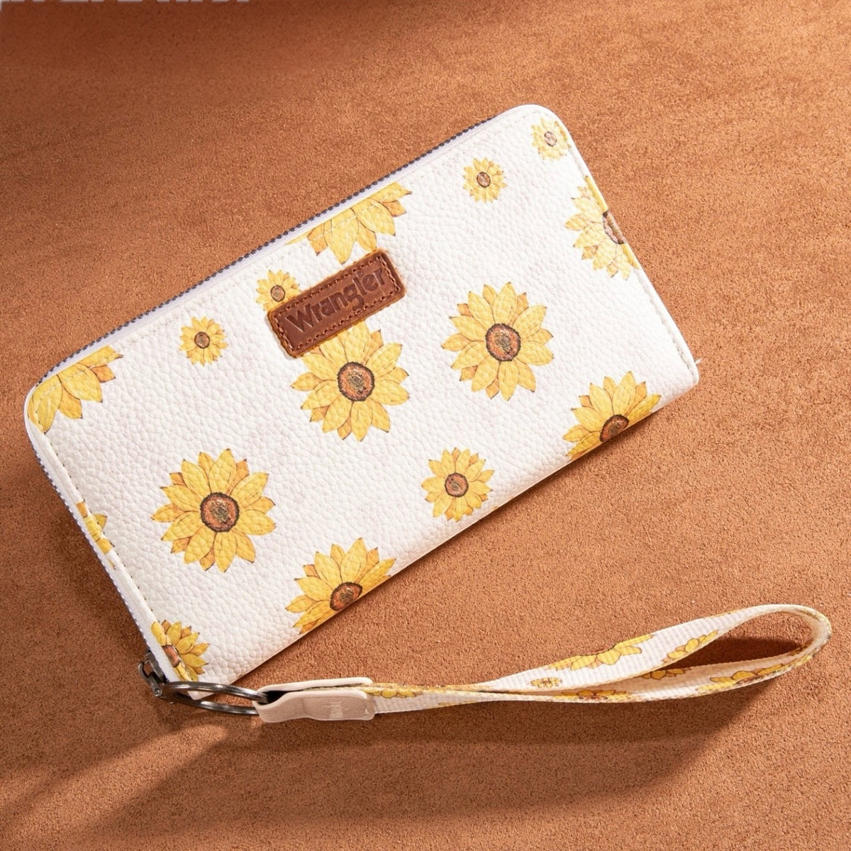 Wrangler Sunflower Print Wristlet
