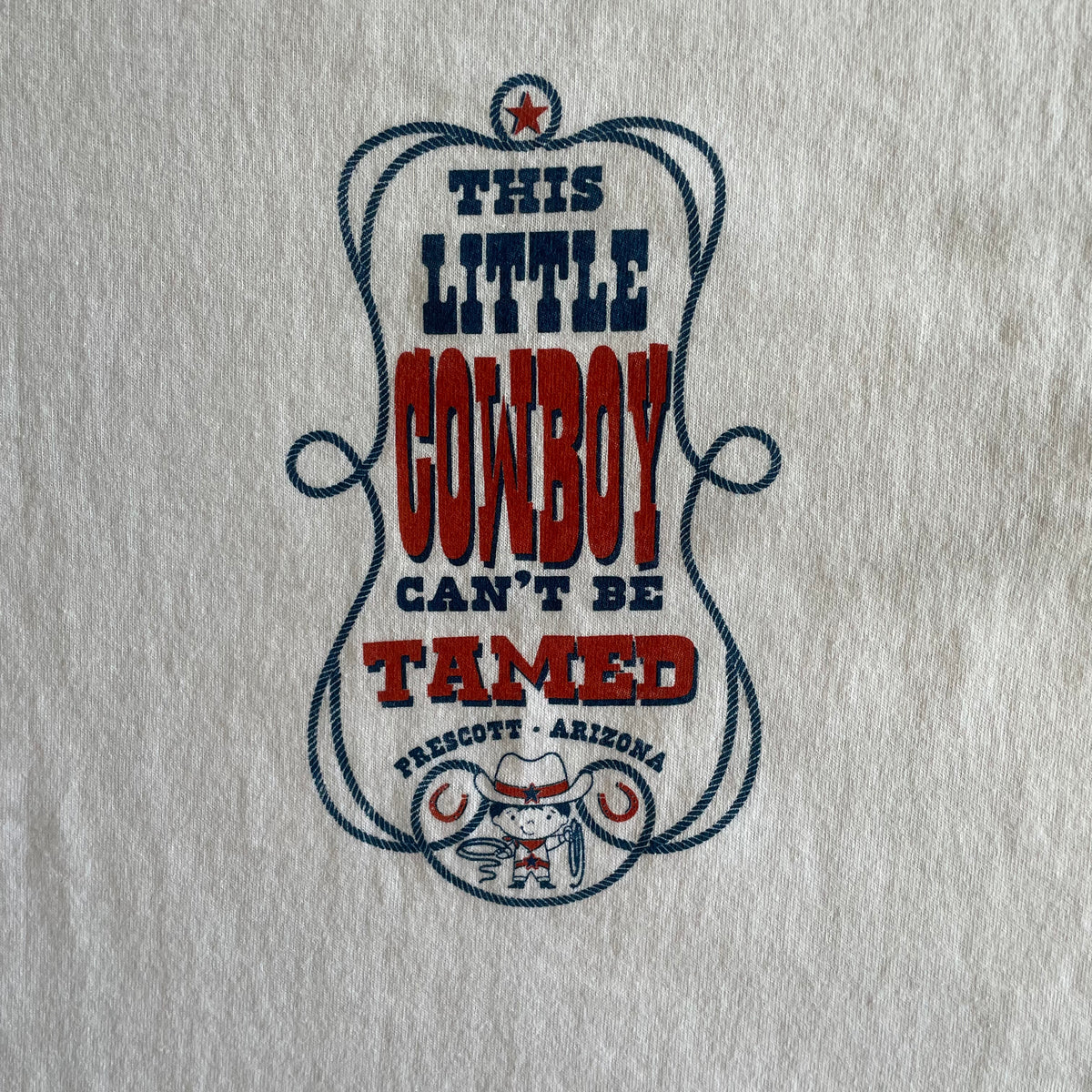 This Little Cowboy Can’t Be Tamed Kids Youth T-Shirt