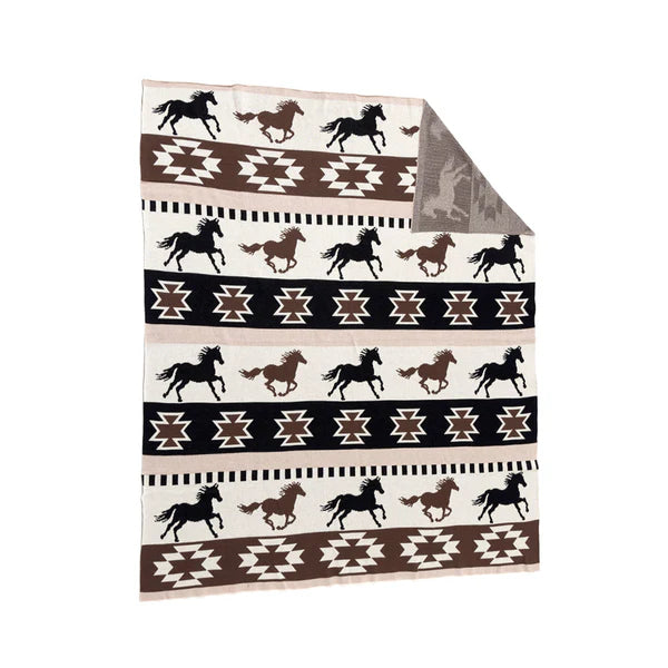 Myra Stallion Spirit Throw Blanket