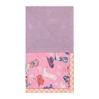 Myra Prairie Rose Roundup Throw Blanket