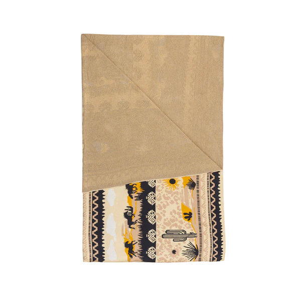 Myra Wild Horse Canyon Throw Blanket