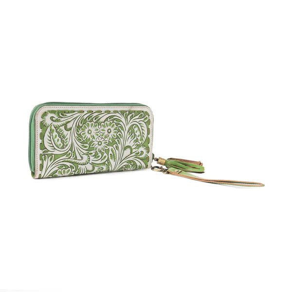 Myra Miss Western Wallet In Green