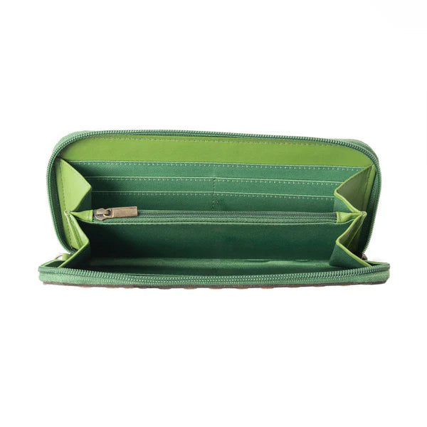 Myra Miss Western Wallet In Green