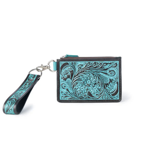 Myra Pride Of Prickly Pears Credit Card Holder In Teal