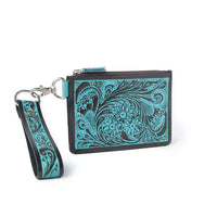 Myra Pride Of Prickly Pears Credit Card Holder In Teal