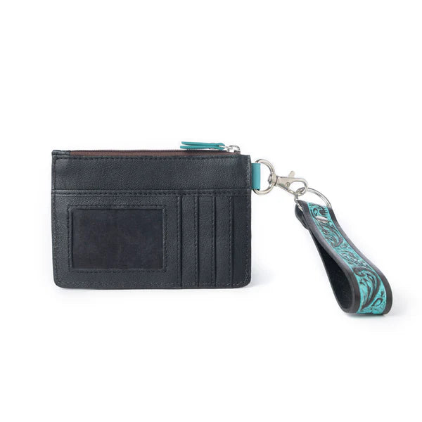 Myra Pride Of Prickly Pears Credit Card Holder In Teal