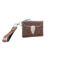Myra Pride Of Prickly Pears Credit Card Holder In Dark Brown