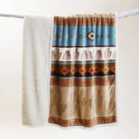 Plush Sherpa Throw Blankets