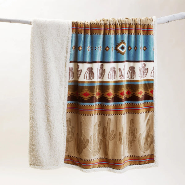 Plush Sherpa Throw Blankets