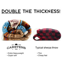 Plush Sherpa Throw Blankets
