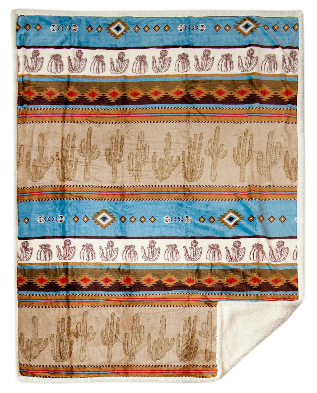 Plush Sherpa Throw Blankets