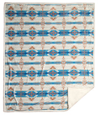 Wrangler Plush Sherpa Throw Blankets