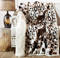 Wrangler Plush Sherpa Throw Blankets
