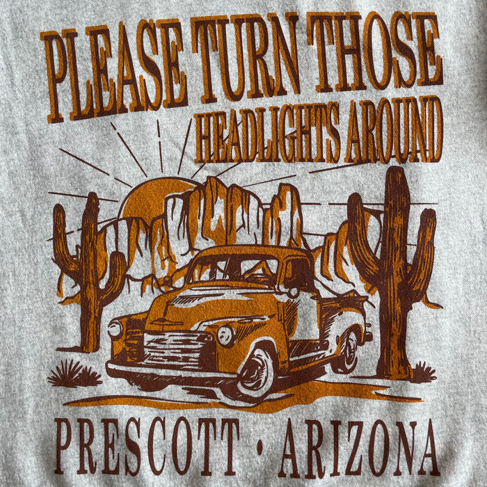 Prescott Arizona “Please Turn Those Headlights Around” Crewneck Sweatshirt