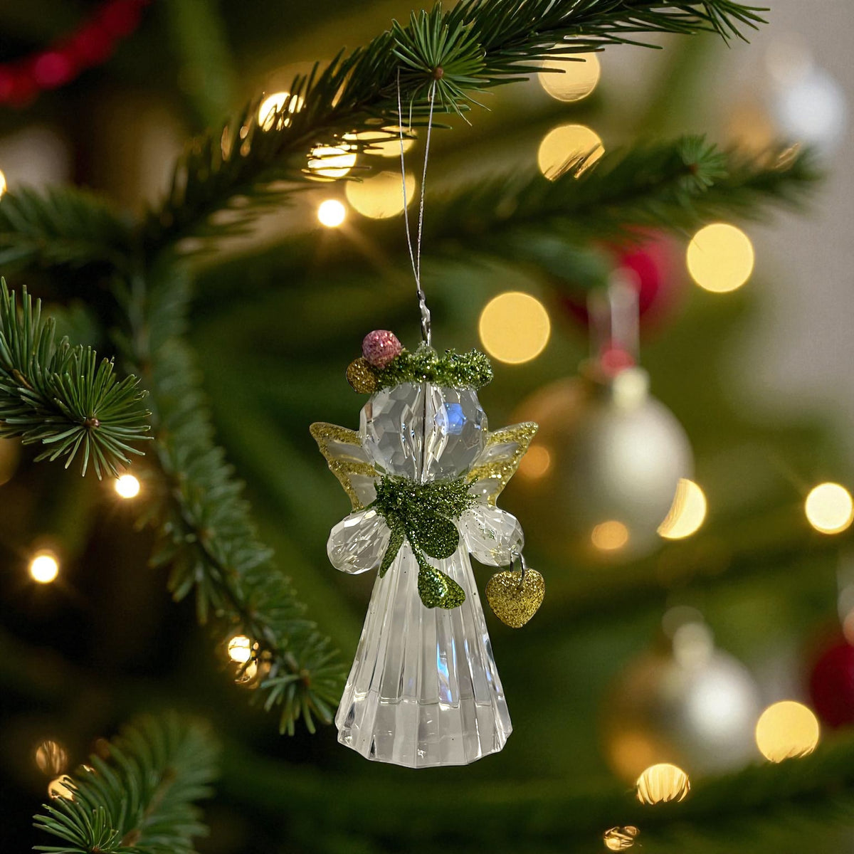 Teeny Mistletoe Angels