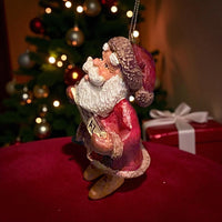 ‘Prescott, AZ’ Woodland Santa Dangling Feet Christmas Ornament