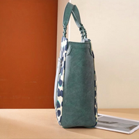 Wrangler Cow Print Concealed Carry Tote/Crossbody- Dark Turquoise