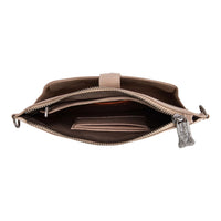 Trinity Ranch Floral Aztec Tooled Collection Clutch/Crossbody