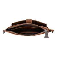 Trinity Ranch Floral Aztec Tooled Collection Clutch/Crossbody