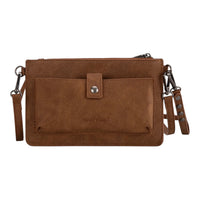 Trinity Ranch Floral Aztec Tooled Collection Clutch/Crossbody