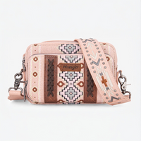 Wrangler Aztec Printed Crossbody Purse
