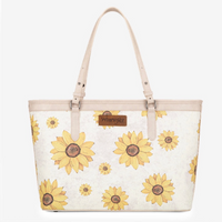 Wrangler Sunflower Print Wide Tote Bag