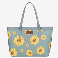Wrangler Sunflower Print Wide Tote Bag