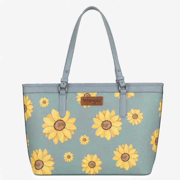 Wrangler Sunflower Print Wide Tote Bag
