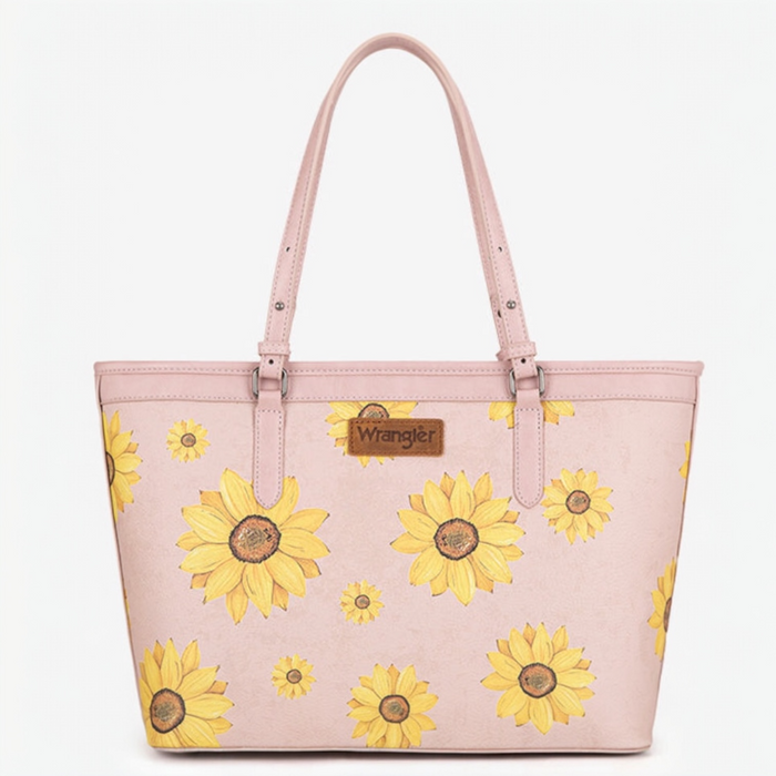 Wrangler Sunflower Print Wide Tote Bag